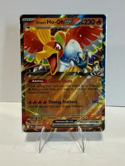 Ethan's Ho-Oh EX 39/182 Destined Rivals Holo Pokemon TCG - Image 1