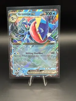 Pokemon TCG | Greninja ex 041/142 Sv07: Stellar Crown Holo Pack Fresh NM+ - Image 1