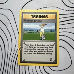 Pokemon Pokemon Breeder 105/130 Base Set 2 Rare - Image 1