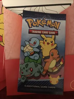 Lot Of 7 Pokemon 25th Anniversay Mcdonalds Promo Sealed Packs + Card Box - Image 2