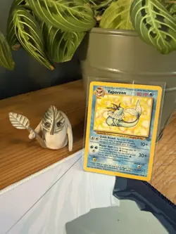 Vaporeon 28/64 Jungle Rare WOTC Pokemon TCG Card Non Holo ✨ - Image 1