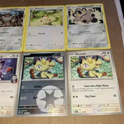 Meowth Persian Galarian Meowth & Perrserker Pokemon TCG Mixed Card Lot NM - Image 4