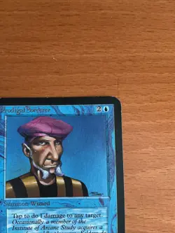 Artist Signed Alpha Prodigal Sorcerer Douglas Schuler MTG Magic the Gathering - Image 3