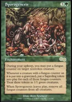 MTG - Sporogenesis - Urza's Saga - MP, English Magic FLAT RATE SHIP - Image 1