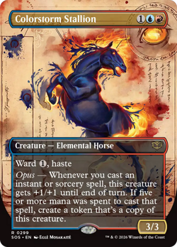 Colorstorm Stallion (FOIL) x1 - MTG Secrets of Strixhaven SOS #299 - Image 1
