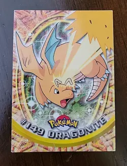 DMG! [B] DRAGONITE #149 - Topps Pokemon Series 3 TV Animation Edition Blue Logo - Image 1