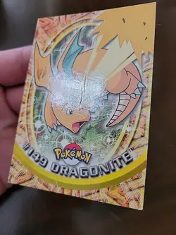 DMG! [B] DRAGONITE #149 - Topps Pokemon Series 3 TV Animation Edition Blue Logo - Image 3