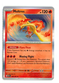 MOLTRES 146/165 151 HOLO RARE POKEMON TCG NM - Image 1