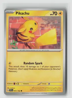 Pikachu #051/162 Sv05 Temporal Forces Common Pokemon TCG NM - Image 1