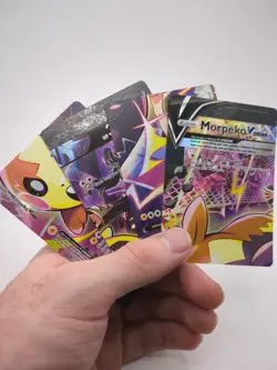 Pokemon Morpeko V-Union 4 Card Set SWSH287 SWSH288 SWSH289 SWSH290 Promo NM/Mint - Image 1