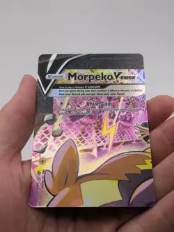 Pokemon Morpeko V-Union 4 Card Set SWSH287 SWSH288 SWSH289 SWSH290 Promo NM/Mint - Image 2