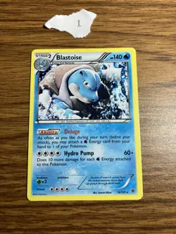 Pokemon Blastoise Holo Rare Plasma Blast 16/101 Holo - Image 1