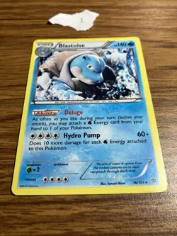 Pokemon Blastoise Holo Rare Plasma Blast 16/101 Holo - Image 2