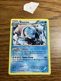 Pokemon Blastoise Holo Rare Plasma Blast 16/101 Holo - Image 1