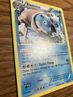Pokemon Blastoise Holo Rare Plasma Blast 16/101 Holo - Image 3