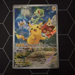 Pikachu -SVP027 -Black Star Promo -Scarlet & Violet -Pokemon - NM/M ref#191 - Image 1