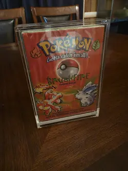 Pokemon Factory Sealed BRUSHFIRE THEME DECK Base Set NEW SEALED 1999 - Image 1