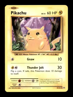 PIKACHU 35/108 C EVOLUTIONS POKEMON LP - Image 1