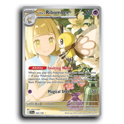 Lillie's Ribombee 164/159 Illustration Rare Journey Together Pokemon NM - Image 1