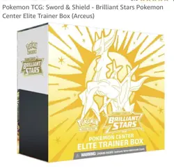 Pokemon Pokemon TCG Brilliant Stars Pokemon Center Elite Trainer Box Arceus - Image 1