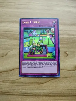 Yu-Gi-Oh! - Lose 1 Turn 1x - Ultra Rare / Holo - Trap Card - MP16-EN034 - Image 1