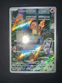 Pokemon TCG Obsidian Flames Charmander Promo Card SVPEN044 Near Mint Condition - Image 1