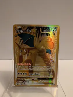 Pokemon TCG Card - Dragonite EX XY Evolutions 106/108 Ultra Rare Full Art Holo - Image 1