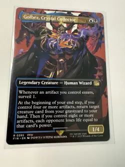Golbez, Crystal Collector (Borderless) ✅ Final Fantasy ✅ Magic (mtg) - Image 1