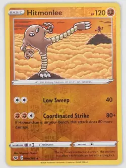 Hitmonlee 094/202 Pokemon - Reverse Holo Sword & Shield Base Set MP - Image 1