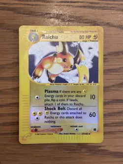 Raichu Expedition 61/165 - Reverse Holo - Pokemon TCG 2002 WOTC LP - Image 1