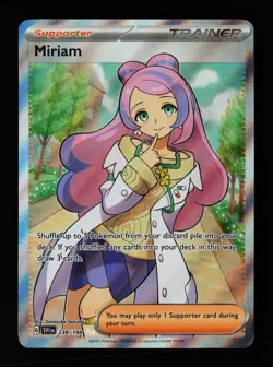 Miriam 238/198 Ultra Rare Scarlet & Violet Pokemon Cards - Image 1