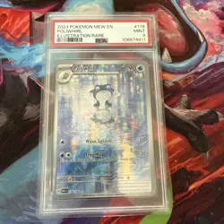 The Pokemon Company Pokemon TCG SV 151 Poliwhirl 176/165 IR Holo English PSA 9 - Image 1