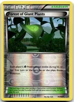Pokemon Forest of Giant Plants Ancient Origins AOR #74/98 Uncommon Reverse Holo - Image 1