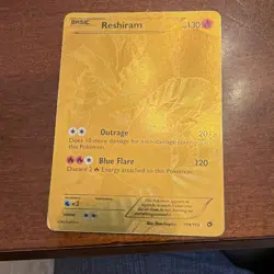 The Pokemon Company Reshiram 114/113 Secret Rare Holo Full Art (EN, 2013) - Image 1