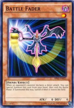 Battle Fader - SR01-EN021 - Common - Unlimited Edition - Lightly Played - Image 1