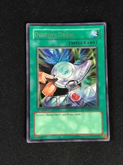 YUGIOH DESTINY DRAW DP05-EN020 1ST ULTRA HP/CREASES - Image 1