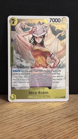 Nico Robin OP15-109 Rare Adventure on Kami's Island One Piece Foil Near Mint - Image 1