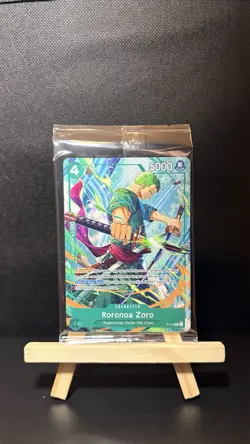 Roronoa Zoro P-114 Convention One Piece Promo Card Sealed English - Image 1