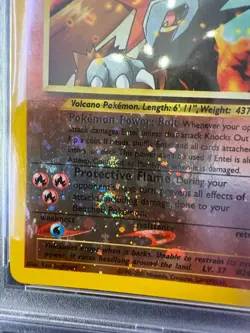 PSA 9 Entei Reverse Foil Pokemon Movie Promo #34 - 2001 Pokemon Card 🌀SWIRL🌀 - Image 2