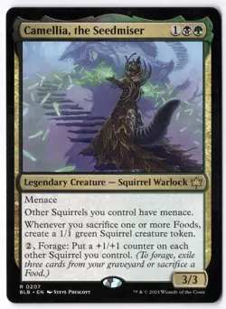 Camellia, the Seedmiser BLB 207 Magic: The Gathering R NM - Image 1