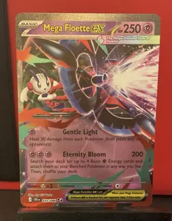 Mega Floette ex 035/086 ME04: Chaos Rising NM Pokemon TCG Double Rare - Image 1