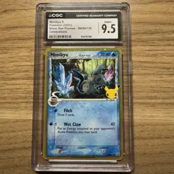 Pokemon Mimikyu Delta Species SWSH136 Promo Holo CGC 9.5 English - Image 1