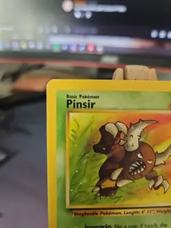 Pokemon TCG Pinsir Card 25/64 Jungle Unlimited Non-Holo Rare LP+ Very Clean! - Image 2