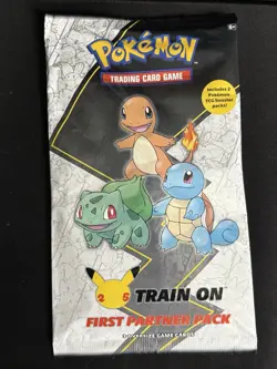 Pokemon First Partner Pack Booster 2 Packs 25th Anniversary English 2021 - Image 1