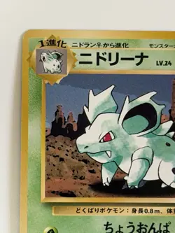 Nidorina No.030 Jungle Old Back vintage Japanese Pokemon Card from Japan - Image 2