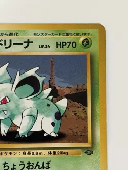 Nidorina No.030 Jungle Old Back vintage Japanese Pokemon Card from Japan - Image 3
