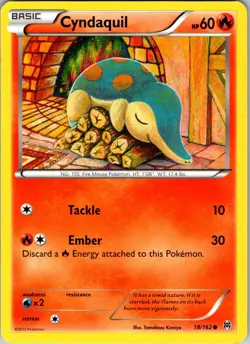 Cyndaquil 18/162 2015 XY BREAKthrough Regular Common - Image 1
