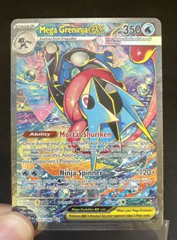 Mega Greninja ex SIR 116/086 Chaos Rising Special Illustration Rare Pokemon TCG - Image 1