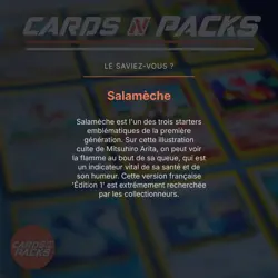 Carte Pokemon Salameche 46/102 Set de base Edition 1 PSA 9 - Image 4