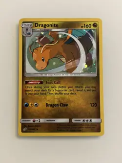 Pokemon TCG - Dragonite 119/181 Holo Rare - Team Up Holo Bleed Checklane Promo! - Image 1